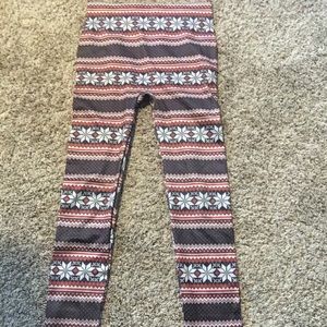 Wintery inspired leggings